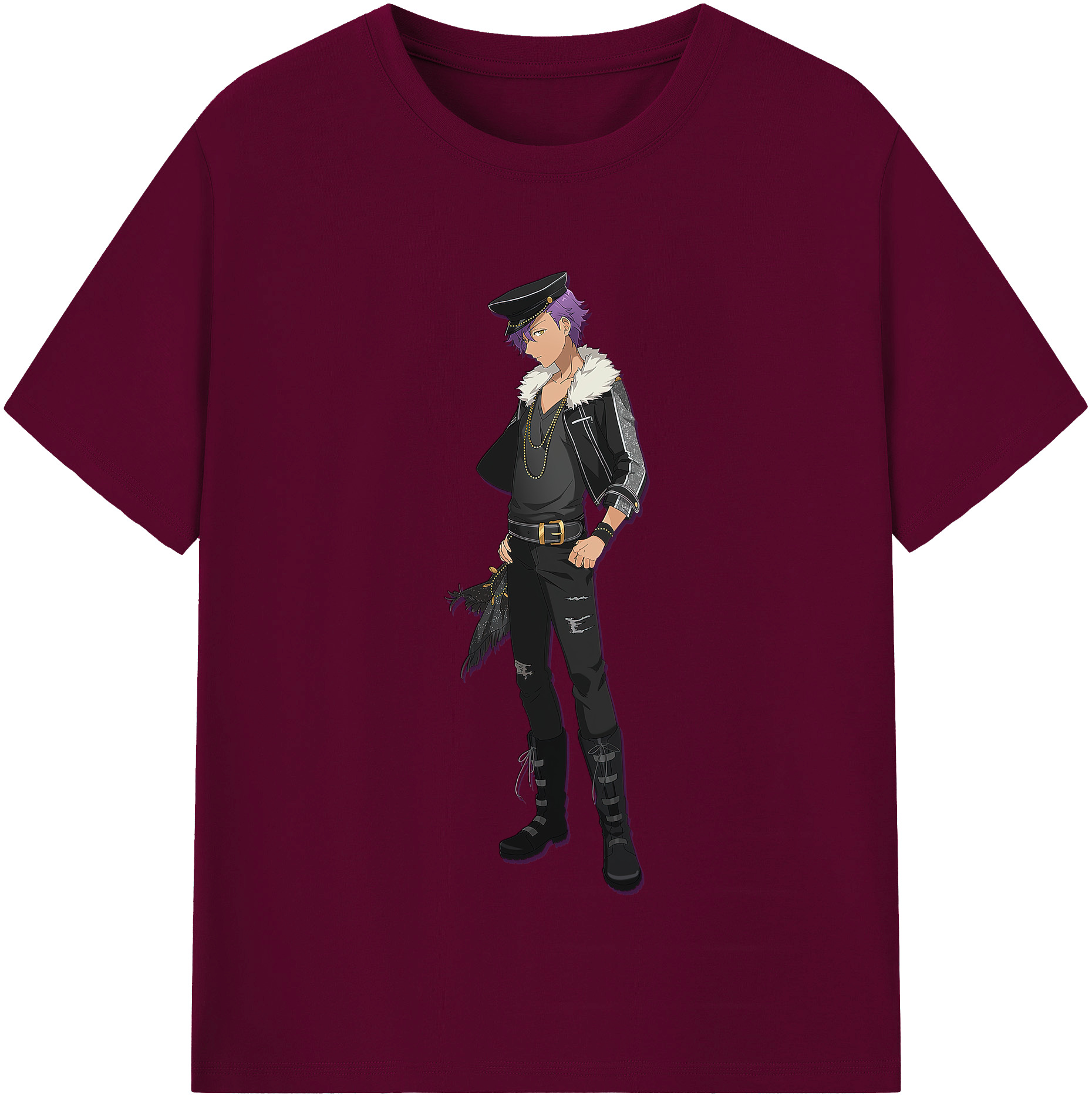 （画像用） あんさんぶるスターズ! Ensemble Stars レディースカジュアルプリントTシャツ（綿100％）